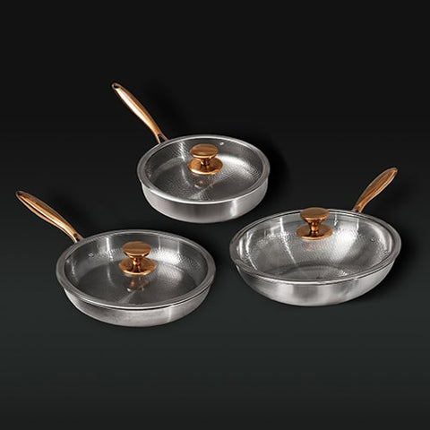 <p>Pure Titanium Signature Pan Set <strong>(6 piece)</strong></p>