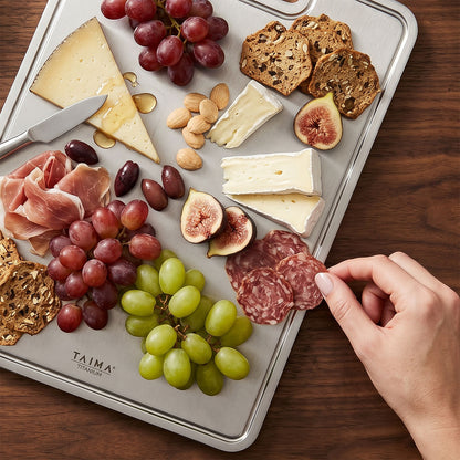 Certified Taima® Pure Titanium Cutting Board - V2 Updated Design