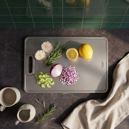 Certified Taima® Pure Titanium Cutting Board - V2 Updated Design